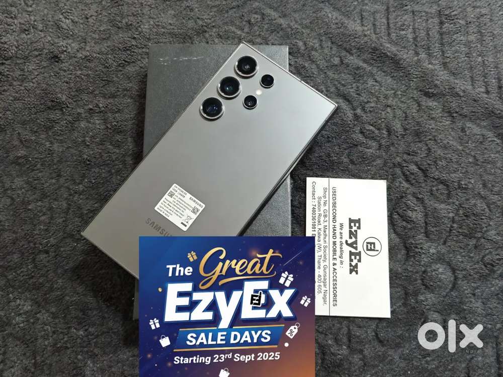 EZYEX SALE - (12/256 GB) Samsung S24 Ultra 5G - Only 2 Months Old