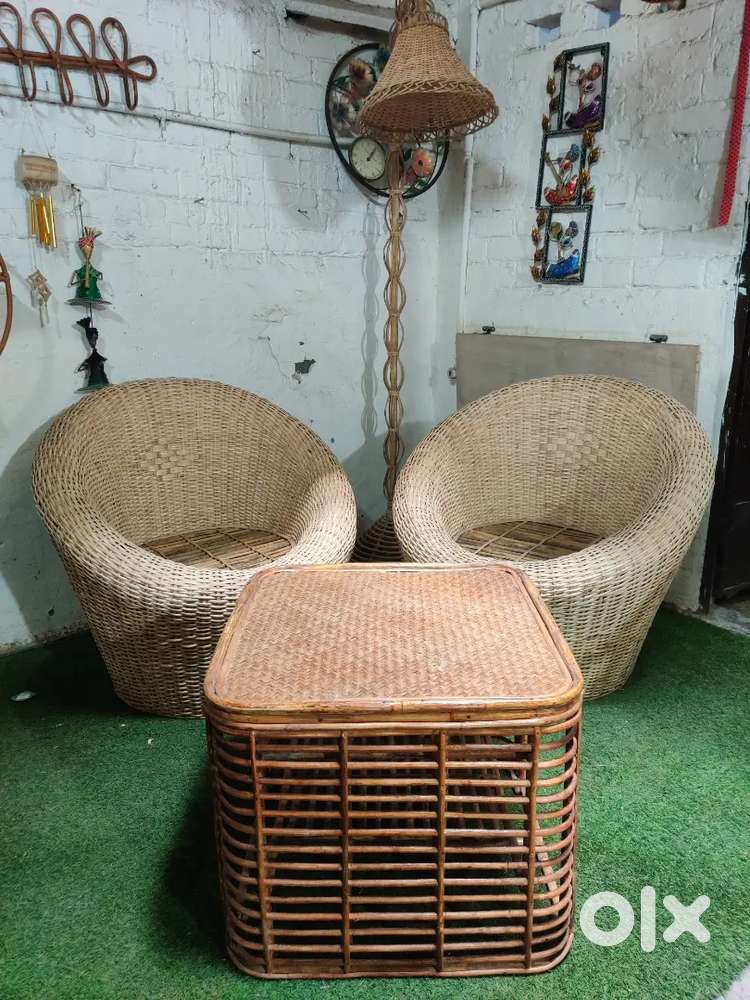Bamboo cane apple sofa chairs cane table lamp handicrafts items wall