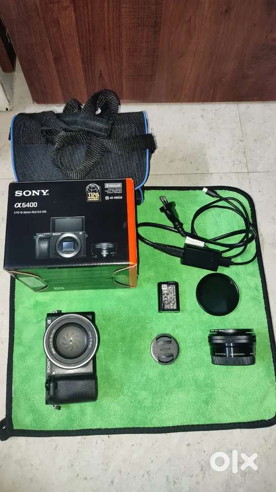 Sony photography setup. Sony A6400 Kit Sigma 56mm Godox Flash Set