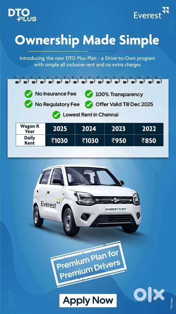 Driver Wanted: Join Everest Fleet’s D2O Program Today!