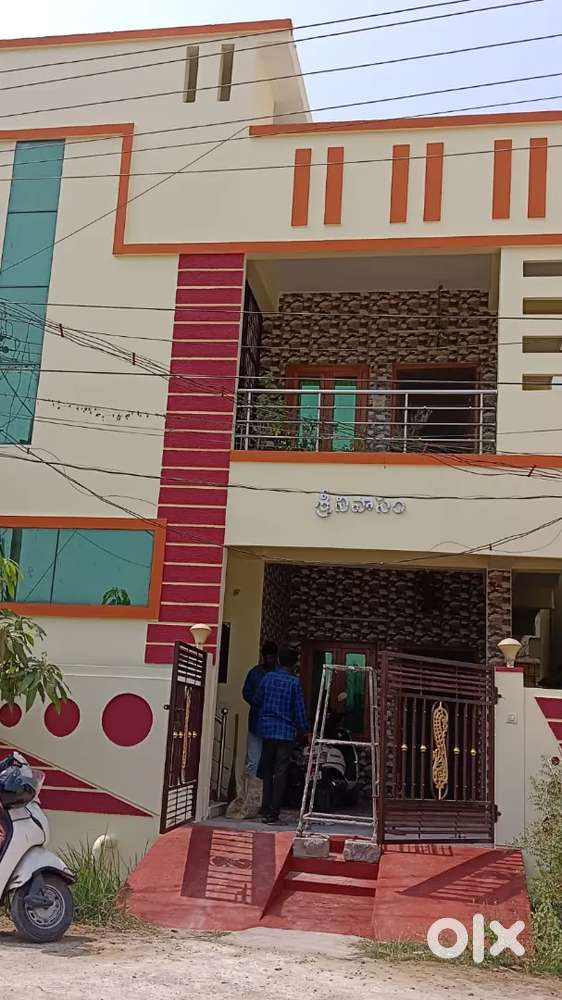Spacious 2BHK in first floor of a Villa in Kanuru, Opp KCP Sidhartha s