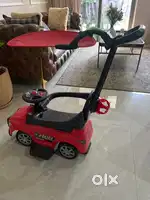 Baby manual musical car, carrier, mosquito net
