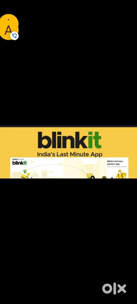 Hiring for vadodara blinkit delivery boy job