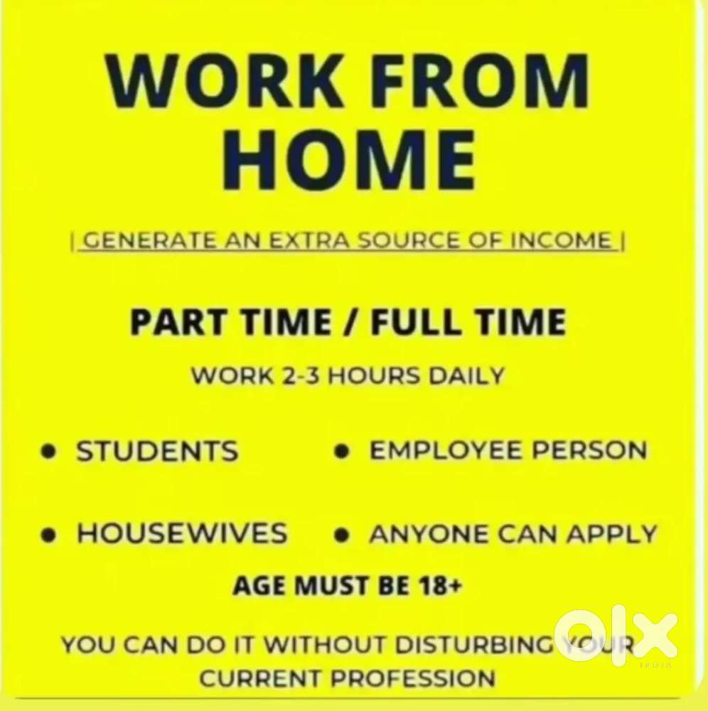 Work from home (urgent requirement)