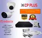 CP Plus Camera Setup (2 camera set with branded assocceries)