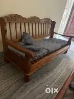 Sofa set pure solid teak wood