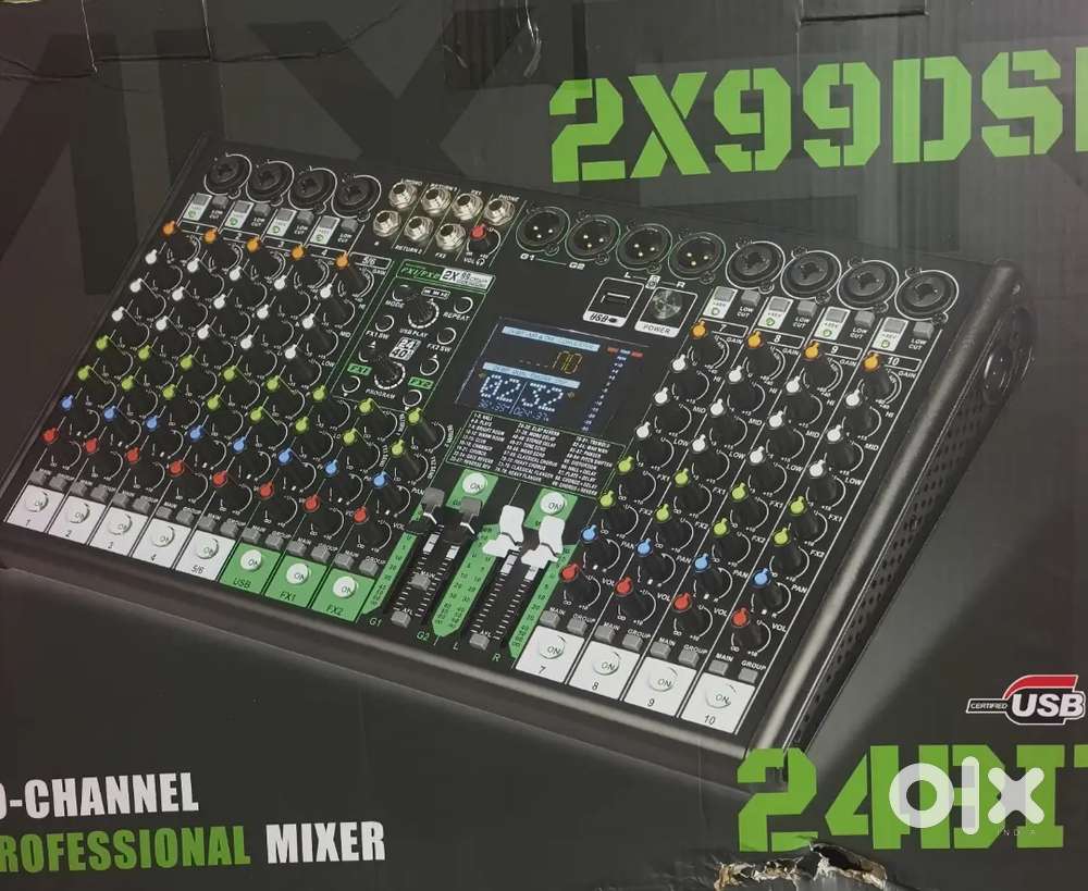 Brand new 10 channel mixer dubbal effect
