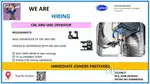 Hiring: CNC & VMC Operator