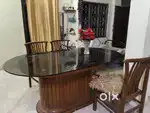 Beautiful Dining table oval shape with 6 chairs