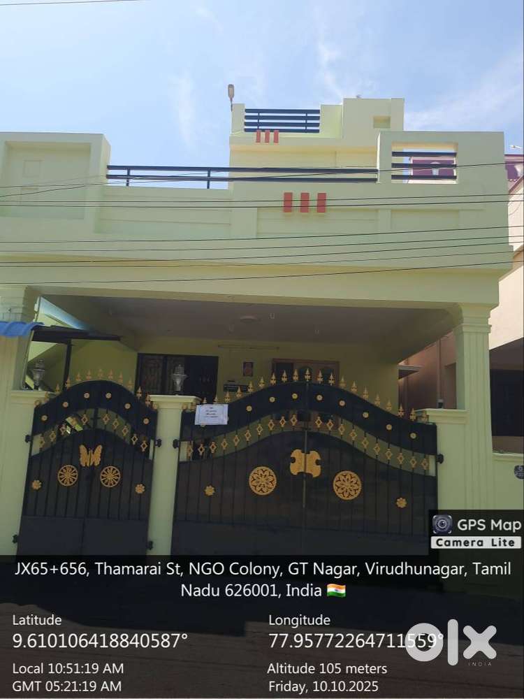 Individual House for Rent Virudhunagar (Kaveri Street,NGO COLONY EAST)