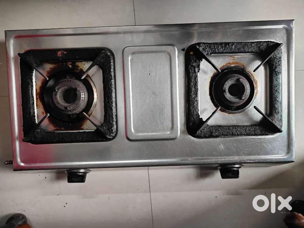 Sunflame Gas Stove 2 burner. & Chair