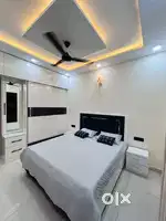 Book 2BHK fully furnished flat in gated society