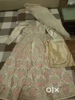 Party wear dress 3 piece set shirt bottom with duptta