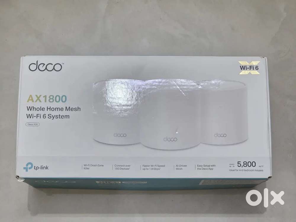 TP Link Deco X20 WIFI 6 Mesh Router Excellent!!!