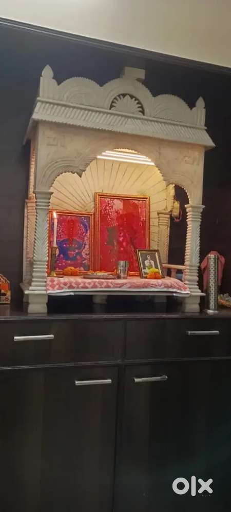 Medium Length White  Marble Temple