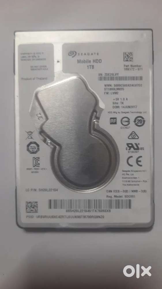 1 TB SEAGATE HARD DISK