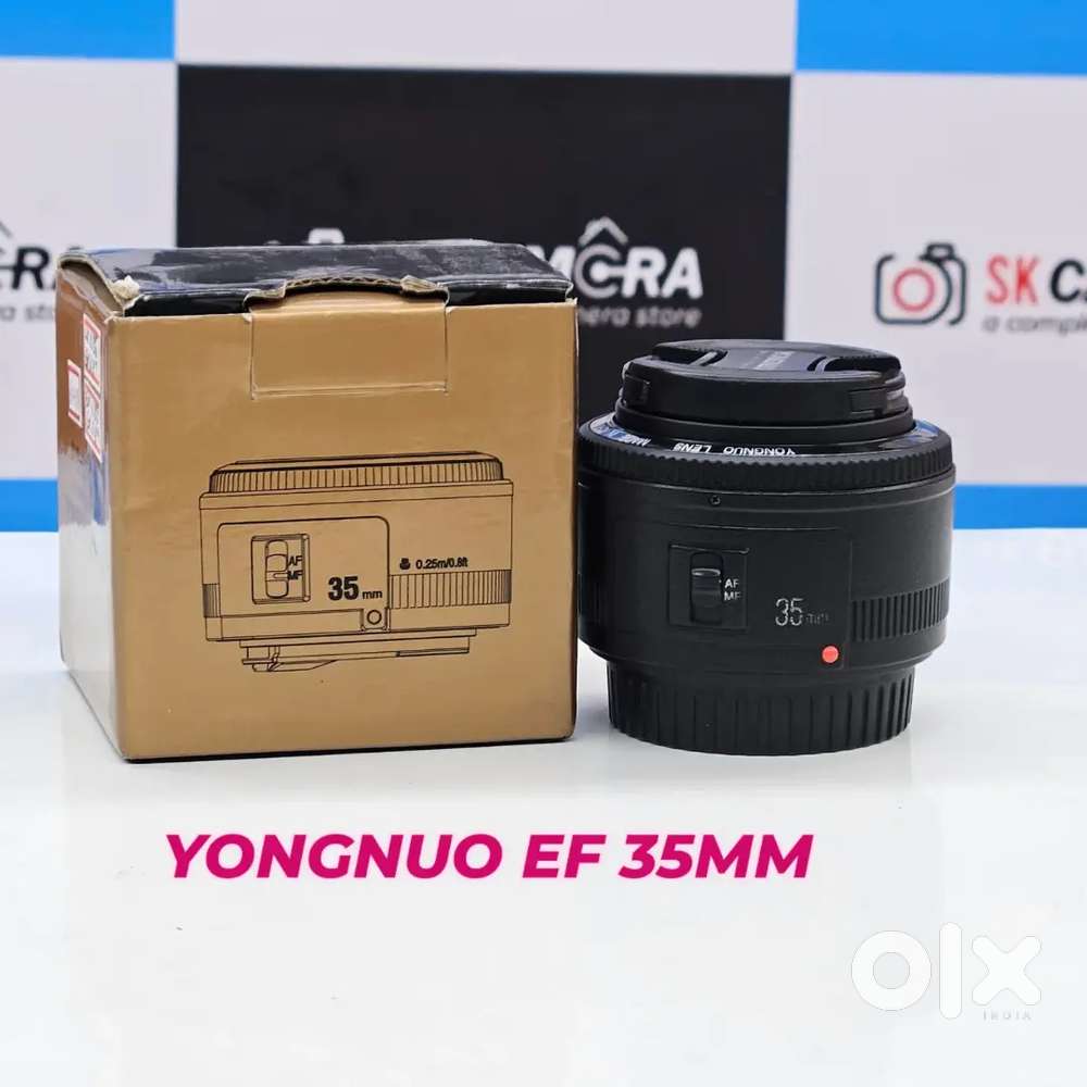 Yongnuo EF 35mm f/2 Lens for Canon EF Mount – Compact Prime Lens .