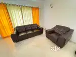 Pure leather sofa set