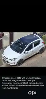Hyundai i20 2013 Diesel Well Maintained.
