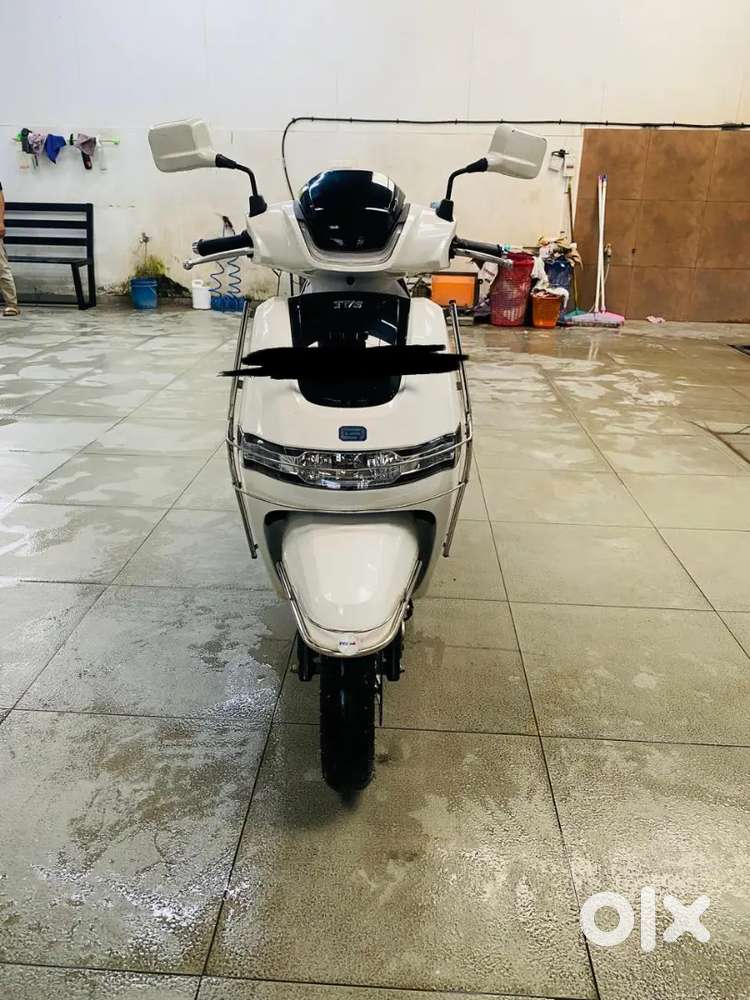 tvs iqube (white colour)