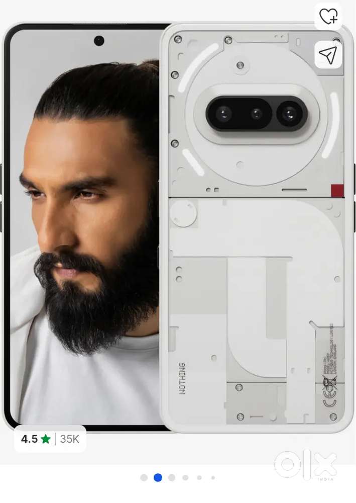 Nothing 3a 8Gb and 256 Gb storage
