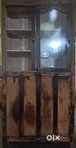 Partition Type 2 way Teakwood Almirah Neat Condition
