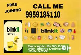 BLINKIT DELIVERY RIDERS JOBS FREE JOINING IN HYD