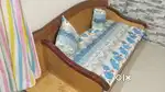 Wooden sofa 3 seater