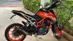 KTM Duke 390 with many more accessories