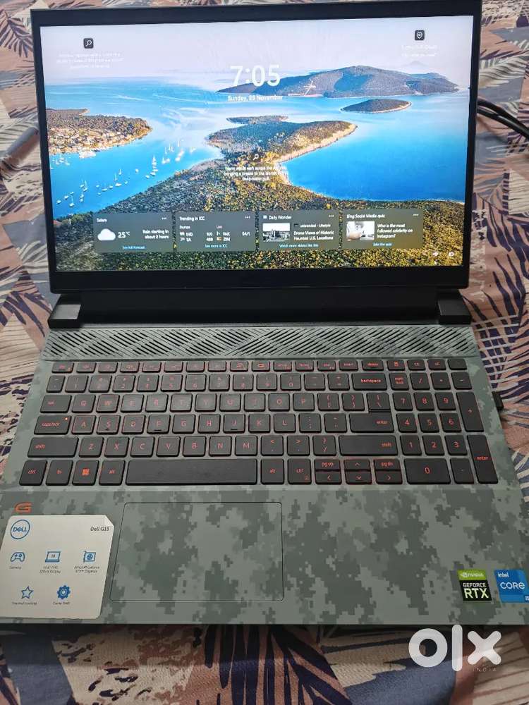 Dell G15 gaming laptop camouflage edition