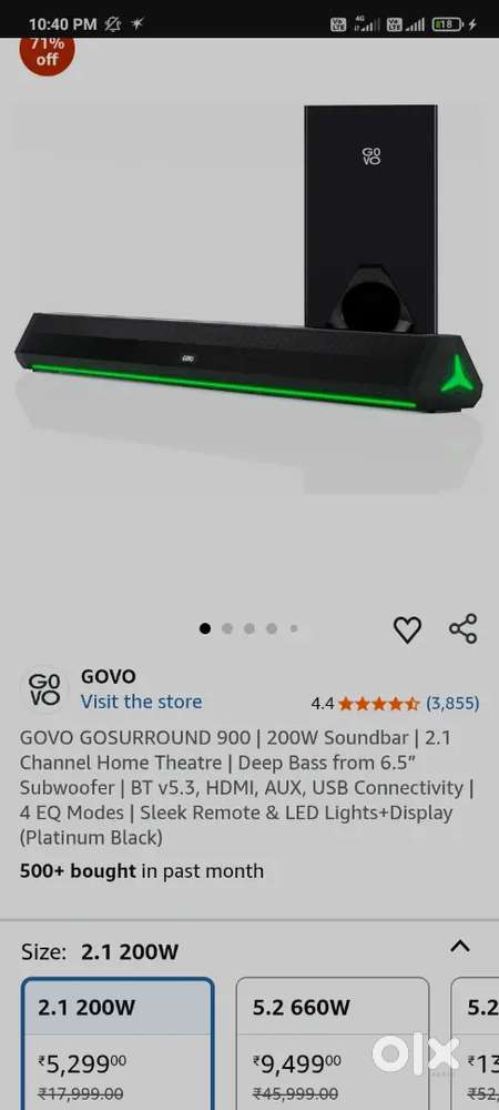 Govo sundar 900 (3 month only use)