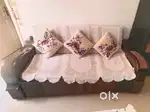 Sofa Cum Bed (6x6) with Storage + 3 Cushions & Covers – Rs. 7,500