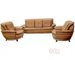 Premium Quality 5-Seater Faux Leather Sofa Set