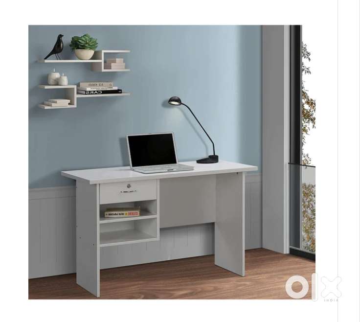 DeckUp Plank Giona Engineered Wood Study Table and Office Desk (Matte