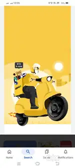 Grocery delivery boy