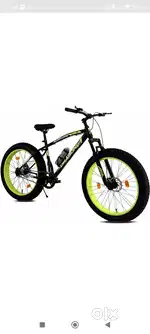 GANTON FAT BIKE WITH DUAL DISC BRAKE-FRONT SUSPENSION 26 T Fat Tyre
