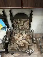 Solid Wooden Sofa Chairs (Pair)