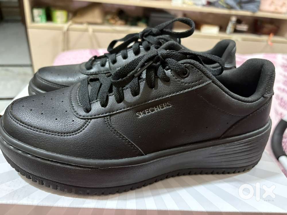 Skechers Orginal Black shoes UK-8