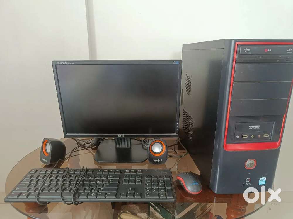 Computer– LG Monitor, CPU, Keyboard, Mouse & Speakers