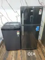 Whripool latest double door refrigerator and Godrej 2023 model washing