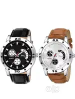 Leather analog  watches