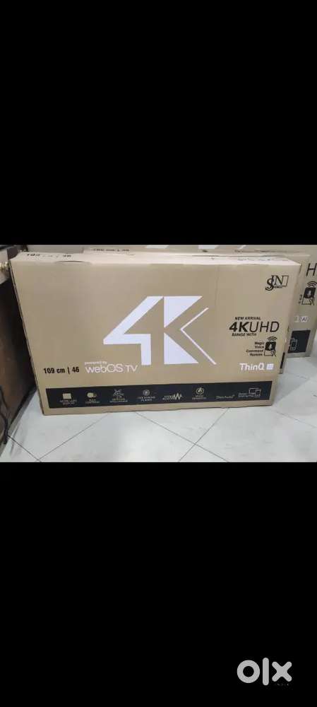 43 LG webos tv with magic voice remote