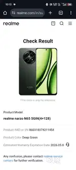 Real me nazro n65