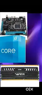 Second hand setup processor Ram and motherboard