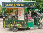 Juice Cart on E- Rickshaw