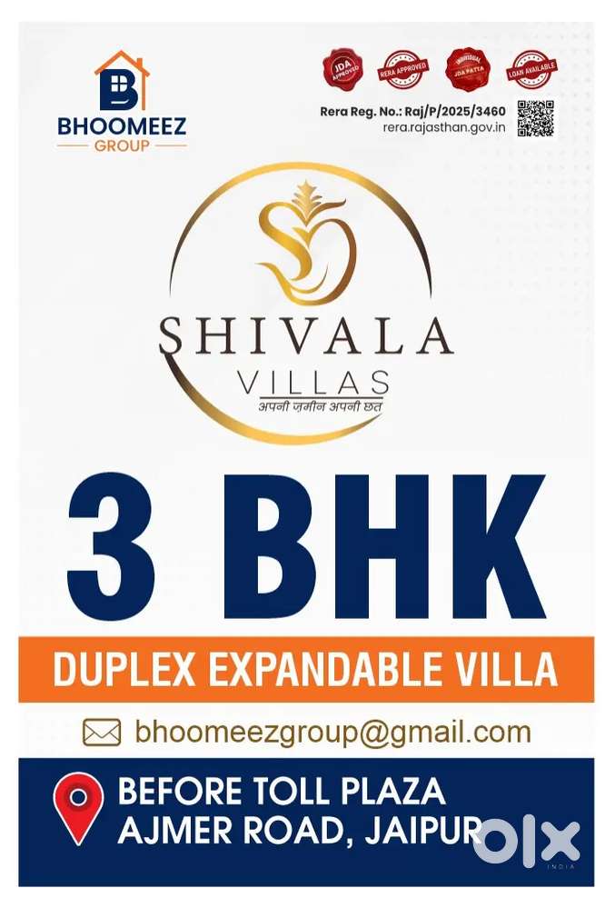 Jda approved luxury villas in ajmer road