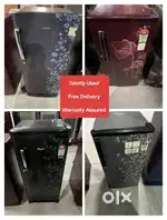 Gently Used 200L Single Door fridge With Warranty + Delivery at home
