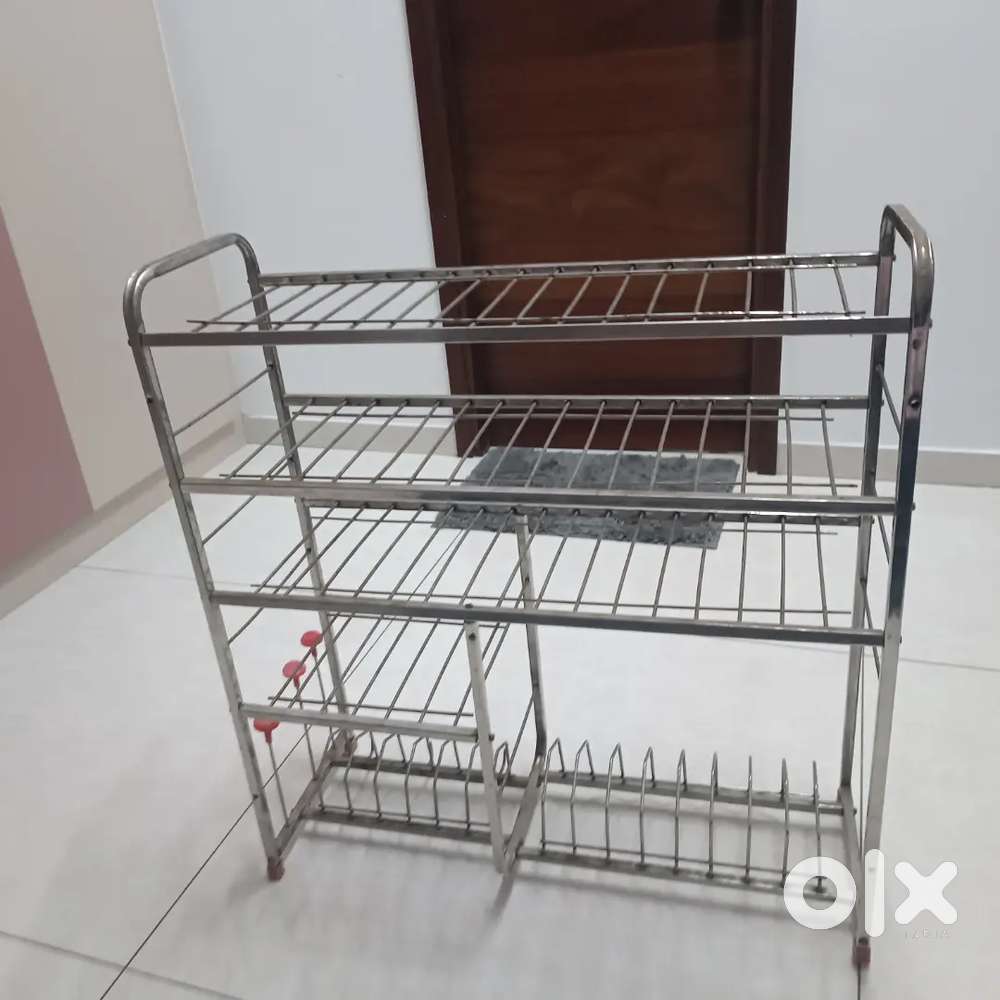 Stainless steel utensils stand