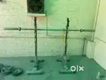 Complete Home Gym setup|barbell,weights,bench,pulley,squat rack