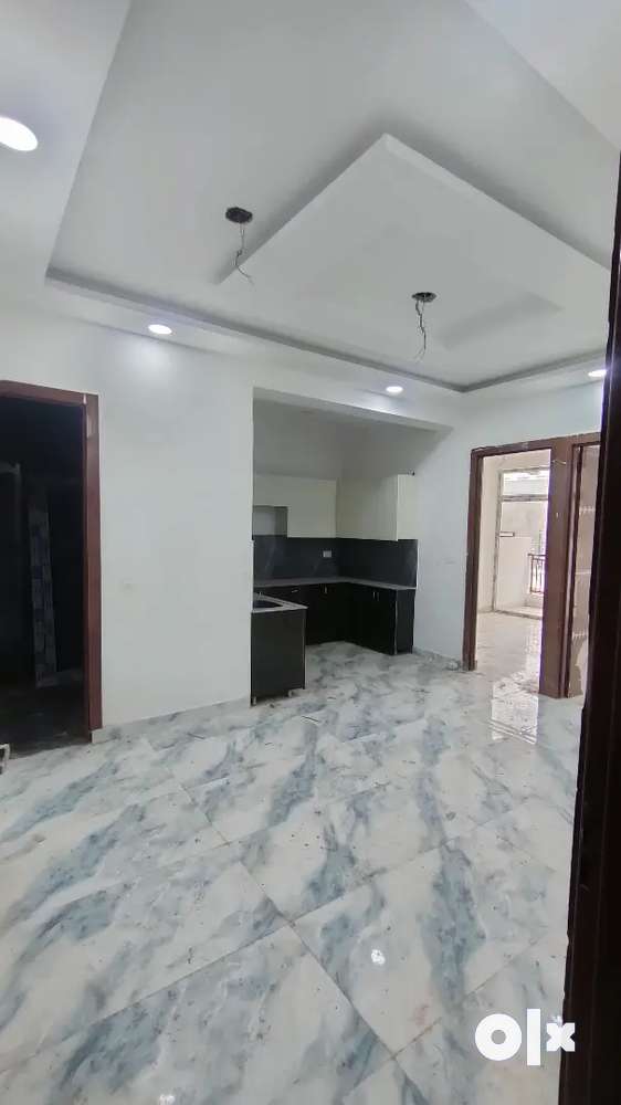 3bhk Ready to move flat. Two balconies. Gated society with lift.